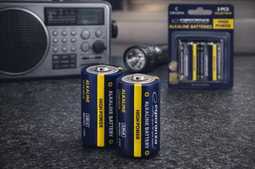 ESPERANZA ALKALINE BATTERIES C LR14 2PCS. BLISTER