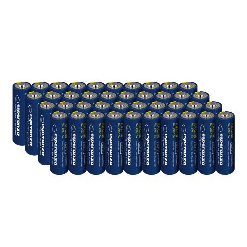 ESPERANZA ALKALINE BATTERIES AA 10PCS. SHRINK FOIL WRAPPED