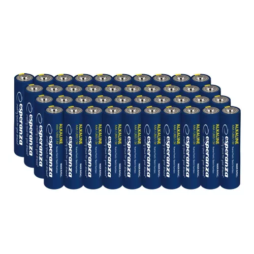 ESPERANZA ALKALINE BATTERIES AAA 10PCS. SHRINK FOIL WRAPPED