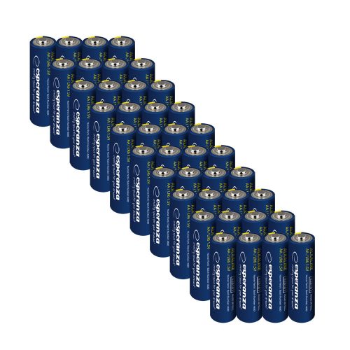ESPERANZA ALKALINE BATTERIES AA 4PCS. SHRINK FOIL WRAPPED