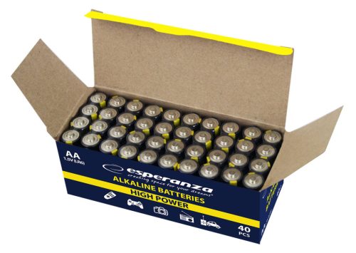 ESPERANZA ALKALINE BATTERIES AA 4PCS. SHRINK FOIL WRAPPED
