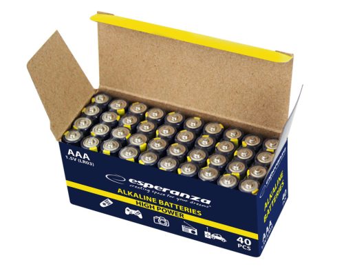 ESPERANZA ALKALINE BATTERIES AAA 4PCS. SHRINK FOIL WRAPPED