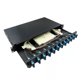 Logilink Optikai kábel elosztó, 19" (ODF) SC-DX 12 P