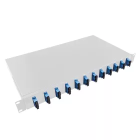 Logilink Optikai kábel elosztó, 19" (ODF) SC-DX 12 P