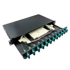 Logilink Optikai kábel elosztó, 19" (ODF) SC-DX 12 P