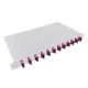 Logilink Optikai kábel elosztó, 19" (ODF) SC-DX 12 P, szürke