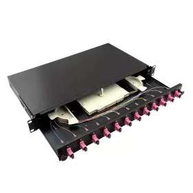 Logilink Optikai kábel elosztó, 19" (ODF) SC-SX 12 P