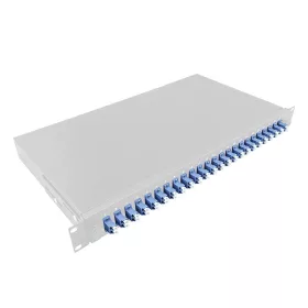   Logilink Optikai kábel elosztó, 19" (ODF) LC-DX 24 P, szürke