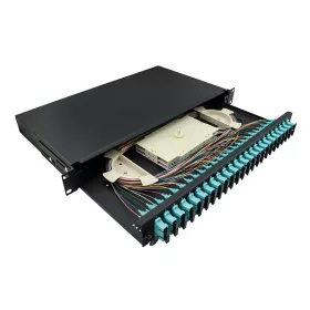   Logilink Optikai kábel elosztó, 19" (ODF) SC-DX 24 P, fekete