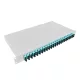 Logilink Optikai kábel elosztó, 19" (ODF) SC-DX 24 P, szürke