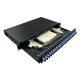 Logilink Optikai kábel elosztó, 19" (ODF) SC-SX 24 P, fekete