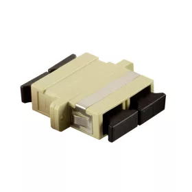   Logilink Száloptikai SC/SC duplex csatlakozó karimával, bézs (FA01SC2)