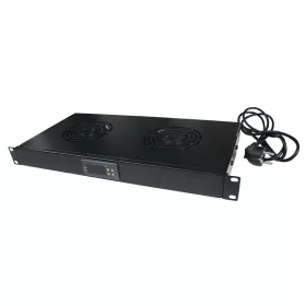   Logilink 19" ventilátor egység 2 ventilátorral, fekete