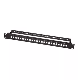   Logilink 19" száloptikai panel 24 os LC Duplex vagy SC egyoldalas adapterhez