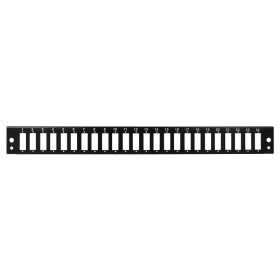   Logilink Előlap 24 x SC-Duplex vagy LC-Quad száloptikai patch panelhez, fekete (FB2402B)