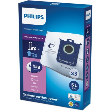 Philips FC8027/01 s-bag xxl porzsák (3db-os kiszerelés)