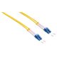 Logilink Fiber duplex patch kábel, OS2, 9/125 , LC-LC, sárga, 3 m