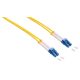 Logilink Fiber duplex patch kábel, OS2, 9/125 , LC-LC, sárga, 40 m