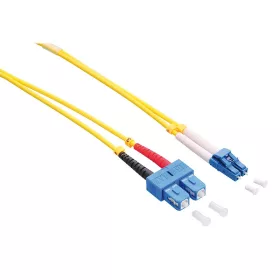   Logilink Fiber duplex patch kábel, OS2, 9/125 , LC-SC, sárga, 3 m