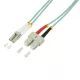 Logilink Fiber duplex patch kábel, OM3, 50/125 , LC-SC, aqua, 1 m