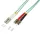 Logilink Fiber duplex patch kábel, OM3, 50/125 , LC-ST, aqua, 2 m