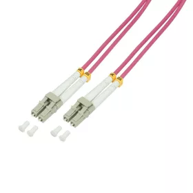   Logilink Fiber duplex patch kábel, OM4, 50/125 , LC-LC, lila, 3 m