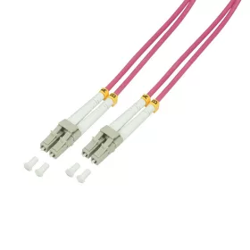   Logilink Fiber duplex patch kábel, OM4, 50/125 , LC-LC, lila, 75 m (FP4LC75)