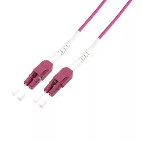   Logilink Fiber duplex patch kábel, OM4, 50/125 , Uniboot LC-LC, lila, 0,5 m
