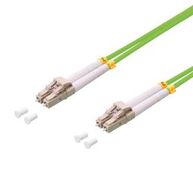   Logilink Fiber duplex patch kábel, OM5, 50/125 , LC-LC, lime zöld, 20 m