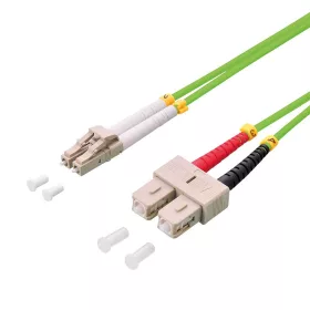   Logilink Fiber duplex patch kábel, OM5, 50/125 , LC-SC, lime zöld, 3 m (FP5LS03)