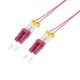 Logilink Szupervékony OM4 szálas patch kábel LC-LC duplex, 1,0 m