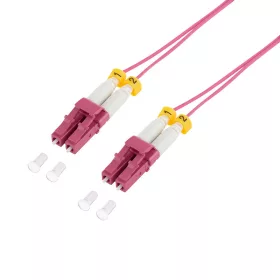   Logilink Szupervékony OM4 szálas patch kábel LC-LC duplex, 2,0 m