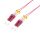 Logilink Szupervékony OM4 szálas patch kábel LC-LC duplex, 2,0 m