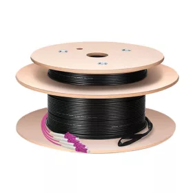   LogiLink Fiber törzskábel U-DQ(ZN)BH, 4 eres multimódusú OM4,120 m, LC/UPC - LC/UPC