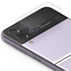   Ringke Galaxy Z Flip 3 0.33 mm, Back cover Display Screen Protector Tempered Glass (3pcs) Transparent