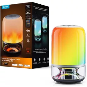   Govee RGBICWW asztali lámpa  2 Pro JBL Hangszóróval Hang + Wifi + Bluetooth vezérlésel