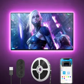   Govee TV SMART LED háttérvilágítás 46-60 hüvelykes TV-khez App +Wifi +Bluetooth vezérléssel