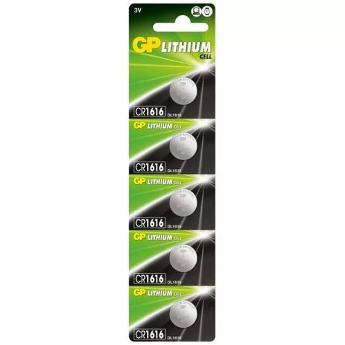 GP CR1616 Lithium gombelem 3V 5db/bliszter (B1560)