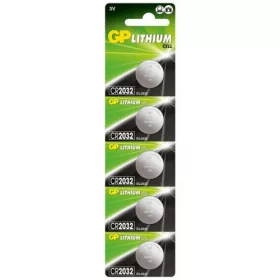 GP CR2032 Litium gombelem 3V (5db/csomag)  (B1532)