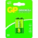 GP Battery (9V) GREENCELL Zink carbon 6F22, 1604GLF-U1 (1 battery / blister) 9V