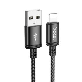   HOCO X89 töltő adatkábel iPhone USB-A - Lightning fekete 2m