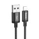 HOCO X89 töltő adatkábel iPhone USB-A - Lightning fekete 2m