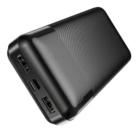 HOCO J72A Easy travel power bank (20000mAh) dual USB, fekete