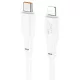 HOCO X93 Force PD20W töltő adatkábel iPhone Type-C - Lightning fehér 1m