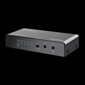   Logilink HDMI kapcsoló, 2x2 portos, kétirányú, 4K/60 Hz, EDID, HDCP, HDR, leskálázó (HD0039)