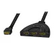 Logilink HDMI kapcsoló, 3 portos, kétirányú (1x3/3x1), 4K/30 Hz, CEC, pigtail