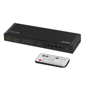   Logilink HDMI mátrix kapcsoló 4x2 portos, 4K/60 Hz, HDR, ARC, RC