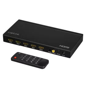   Logilink HDMI kapcsoló, 4x1 port, multiviewer, 1080p/60 Hz, skálázó, RC