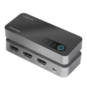   LogiLink HDMI kapcsoló 2x1 port 8K/60 Hz HDCP HDR VRR CEC (HD0058)