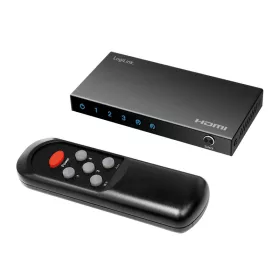   Logilink HDMI kapcsoló, 3x1 port, 4K/60 Hz, HDCP, HDR, CEC, RC